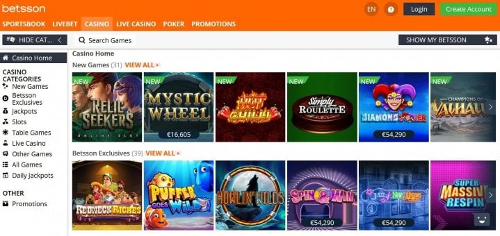 online casino united states