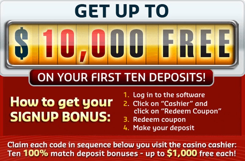 Free Spin casino welcome bonus