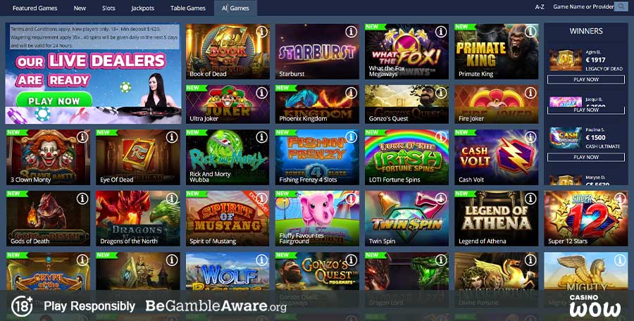 best online casino california