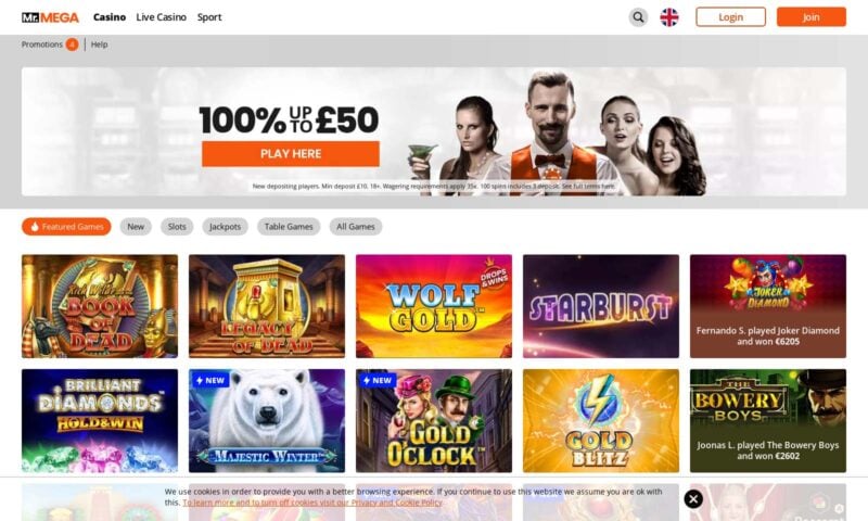 casino 60 free spins no deposit